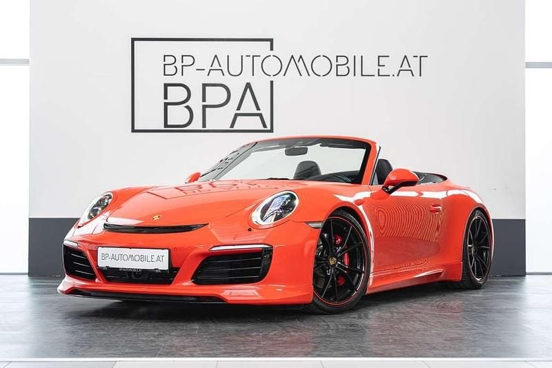 Gebraucht Porsche 911 Carrera 4S Cabriolet 420 PS (308 kW) 2017 Orange Cabrio