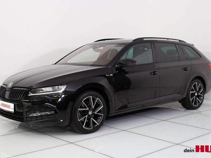 Schwarz Gebraucht 2023 Skoda Superb SportLine Limousine | € 34.990 (Teuer) - Bild 1/4