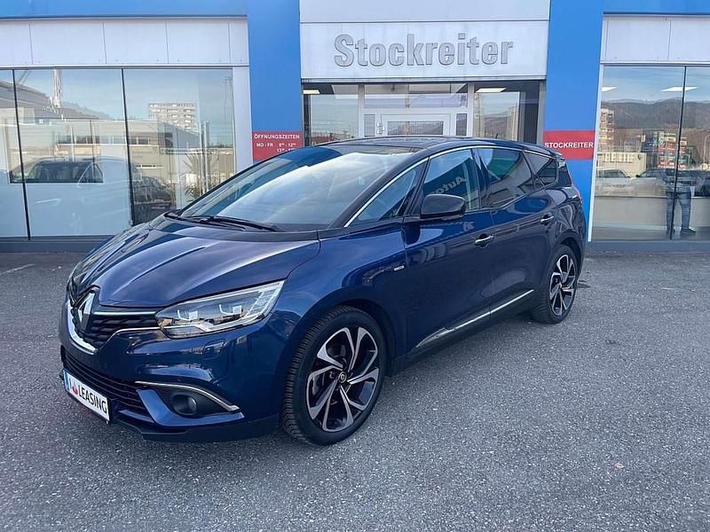 Blau Gebraucht 2019 Renault Grand Scénic Bose Edition Van / Kleinbus | € 16.990 - Bild 1/4