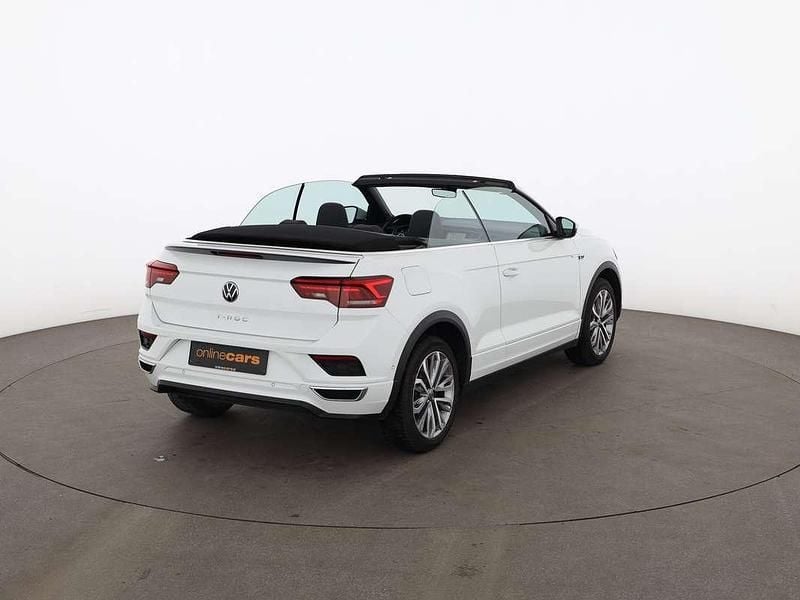 Gebraucht VW T-Roc Cabriolet R-line 150 PS (110 kW) 2021 Weiß Cabrio