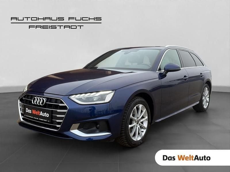 Mittelblau metallic Gebraucht 2021 Audi A4 Advanced Kombi | € 24.900 (Teuer) - Bild 1/4