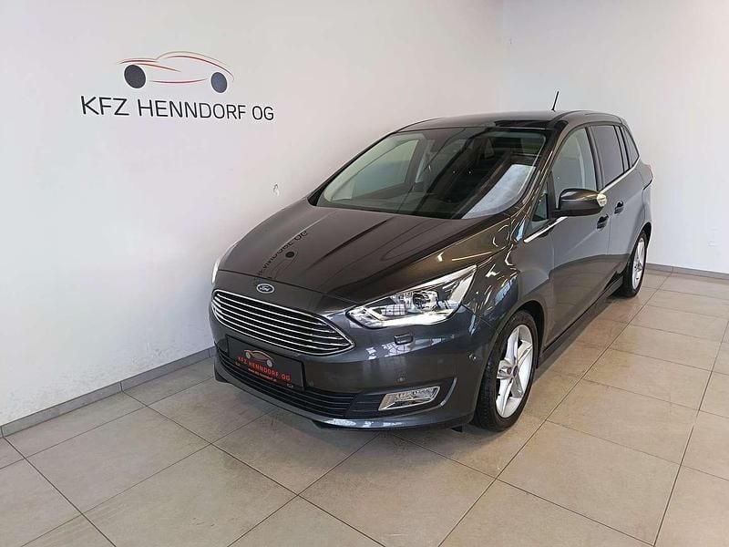 Grau Gebraucht 2017 Ford Grand C-Max Titanium Van / Kleinbus | € 14.990 (Fairer Preis) - Bild 1/4