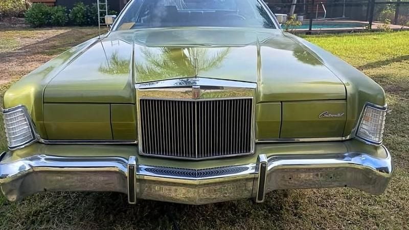 Gebraucht Lincoln Continental 211 PS (155 kW) 1973 Dunkelgrün Coupé