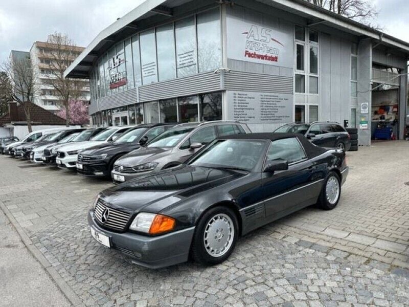 Schwarz Gebraucht 1991 Mercedes SL300 Cabrio | € 23.900 - Bild 1/4