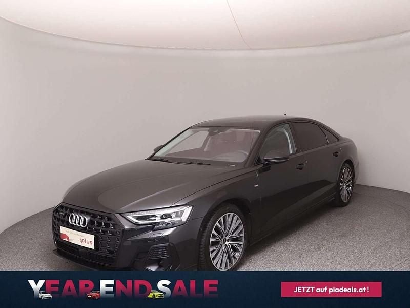Schwarz metallicperleffektno Gebraucht 2024 Audi A8L Ambiente Limousine | € 79.490 (Superpreis) - Bild 1/4