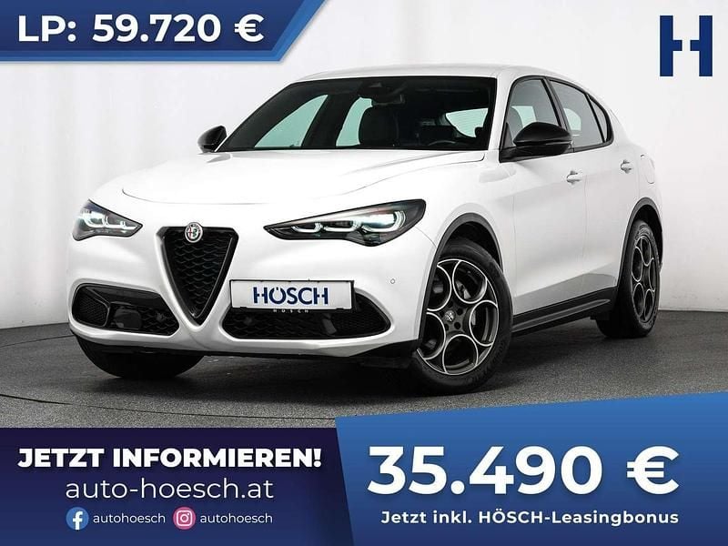 Weiss Gebraucht 2023 Alfa Romeo Stelvio Sprint SUV | € 36.990 (Guter Preis) - Bild 1/4