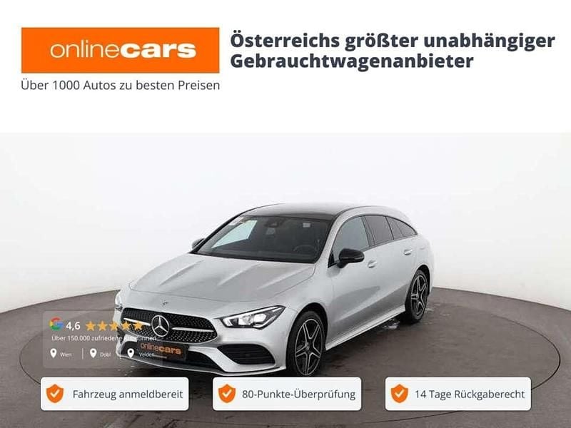 Silber Gebraucht 2022 Mercedes CLA250e Shooting Brake AMG line Kombi | € 28.990 (Etwas zu teuer) - Bild 1/4