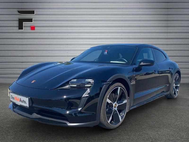 Schwarz metallic Gebraucht 2022 Porsche Taycan Cross Turismo Limousine | € 69.890 - Bild 1/4