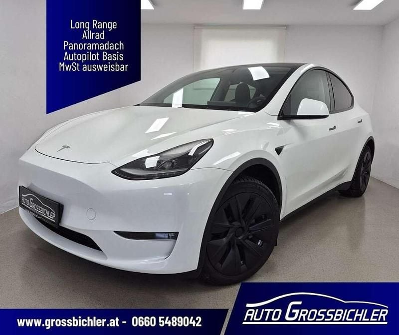 Gebraucht Tesla Model Y Long Range AWD 378 kW (514 PS) 2024 Weiß SUV