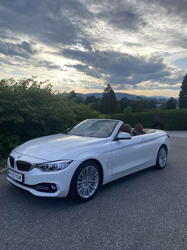 Weiß Gebraucht 2014 BMW 420 Luxury Line Cabrio | € 24.200 (Etwas zu teuer) - Bild 1/4