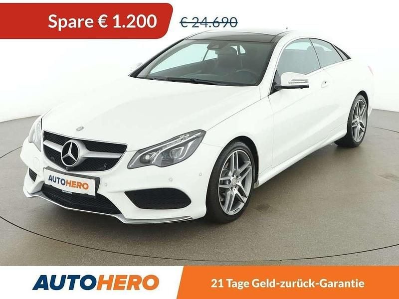 Weiß Gebraucht 2016 Mercedes E250 AMG line Coupé | € 23.490 (Fairer Preis) - Bild 1/3