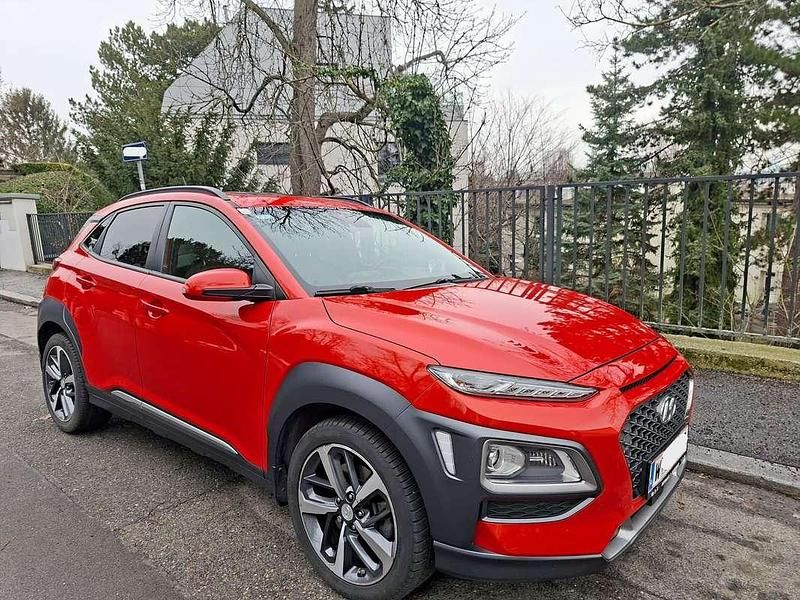 Gebraucht Hyundai Kona Premium 177 PS (130 kW) 2018 Orange SUV