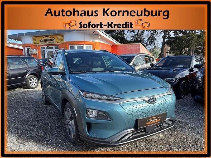 Gebraucht Hyundai Kona Premium 150 kW (204 PS) 2021 Blau SUV