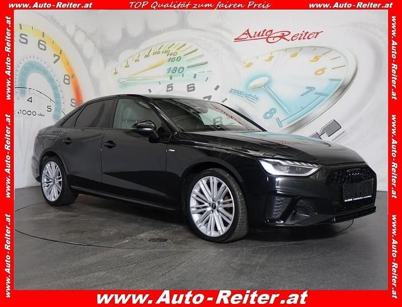 Mythosschwarz metallic Gebraucht 2023 Audi A4 S-Line Limousine | € 30.990 (Guter Preis) - Bild 1/3