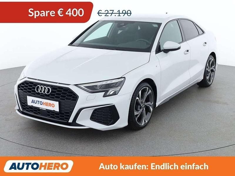Gebraucht Audi A3 S-Line 150 PS (110 kW) 2021 Weiß Limousine