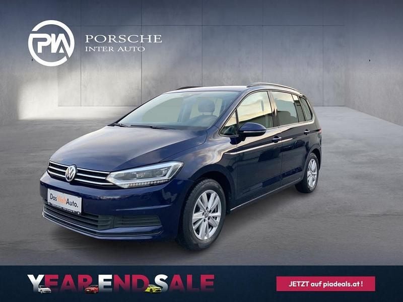 Gebraucht VW Touran Comfortline 150 PS (110 kW) 2020 Dunkelblau  metallic Van / Kleinbus