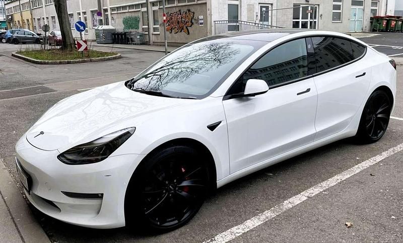 Gebraucht Tesla Model 3 Performance 377 kW (513 PS) 2021 Weiß Limousine