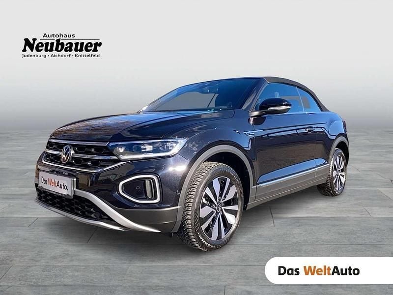Schwarz metallicperleffektno Gebraucht 2024 VW T-Roc Cabriolet Style Cabrio | € 29.990 - Bild 1/4