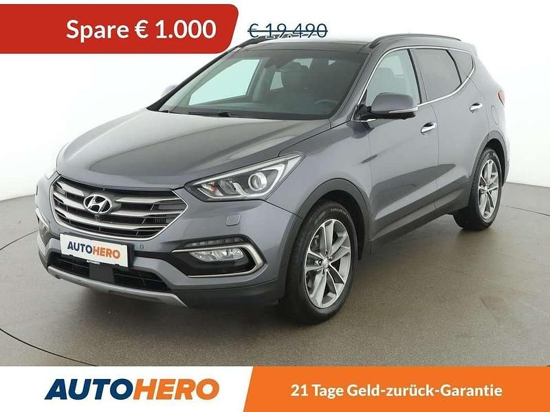 Grau Gebraucht 2016 Hyundai Santa Fe SUV | € 18.490 (Fairer Preis) - Bild 1/3