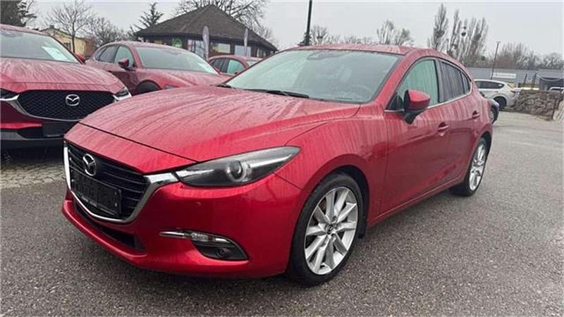 Rot Gebraucht 2017 Mazda 3 Inclusive Limousine | € 13.990 (Fairer Preis) - Bild 1/2
