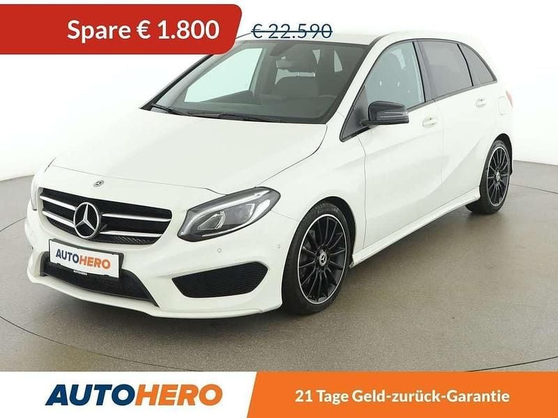 Weiß Gebraucht 2018 Mercedes B200 AMG line Van / Kleinbus | € 20.790 (Fairer Preis) - Bild 1/3