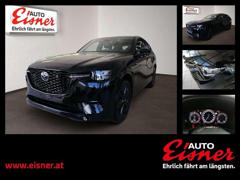 Jet schwarz mica Gebraucht 2025 Mazda CX-60 Homura-Line SUV | € 58.980 (Teuer) - Bild 1/4