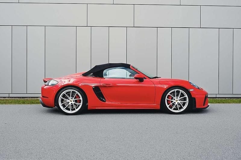 Gebraucht Porsche 718 Boxster 420 PS (308 kW) 2021 Rot Cabrio
