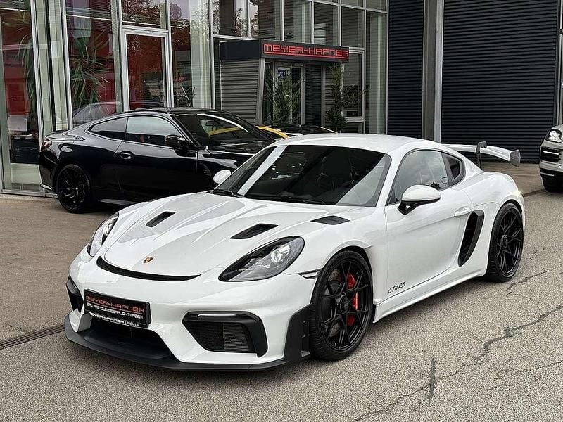 Weiß Gebraucht 2022 Porsche Cayman GT4 Coupé | € 185.990 - Bild 1/4