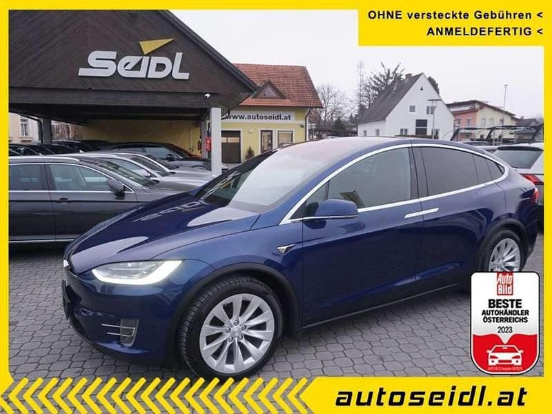 Blau Gebraucht 2017 Tesla Model X SUV | € 30.990 (Fairer Preis) - Bild 1/4