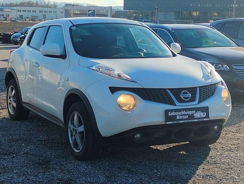 Gebraucht Nissan Juke Acenta 110 PS (80 kW) 2012 Weiß SUV