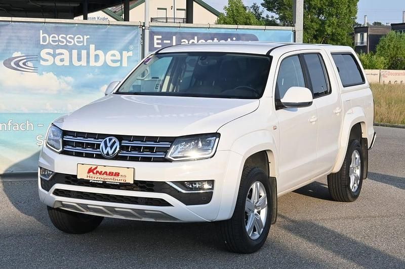 Weiss normal Gebraucht 2017 VW Amarok Highline Abholung | € 27.900 (Fairer Preis) - Bild 1/4