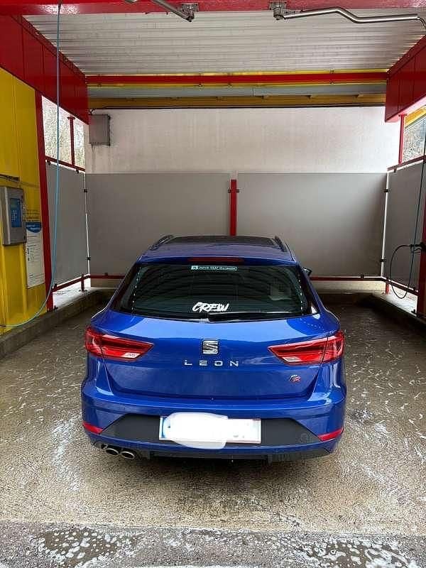 Gebraucht Seat Leon ST Black Edition 150 PS (110 kW) 2019 Blau Kombi