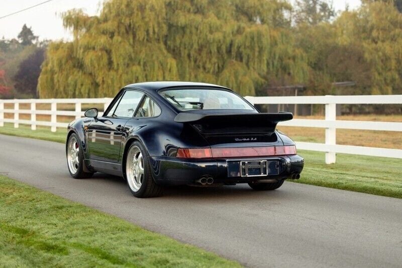 Gebraucht Porsche 911 Turbo 355 PS (261 kW) 1993 Dunkelblau Coupé