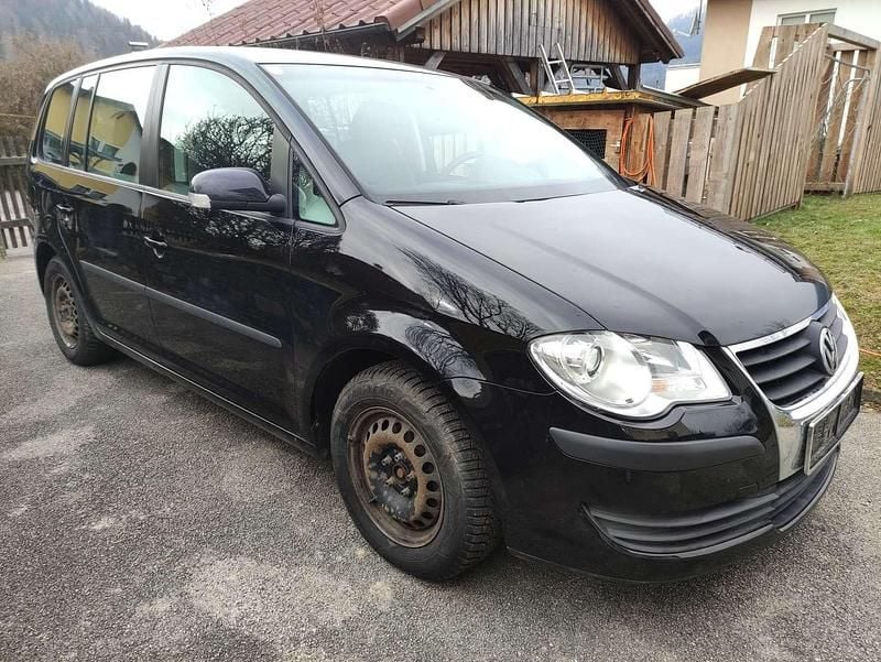 Gebraucht VW Touran 105 PS (77 kW) 2009 Schwarz Van / Kleinbus