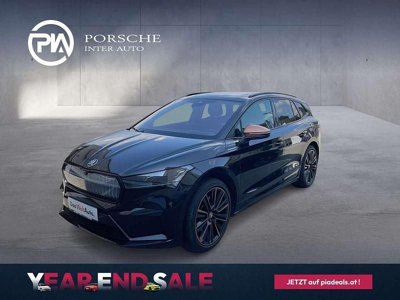 Schwarz metallicperleffektno Gebraucht 2022 Skoda Enyaq iV SUV | € 39.990 (Teuer) - Bild 1/4