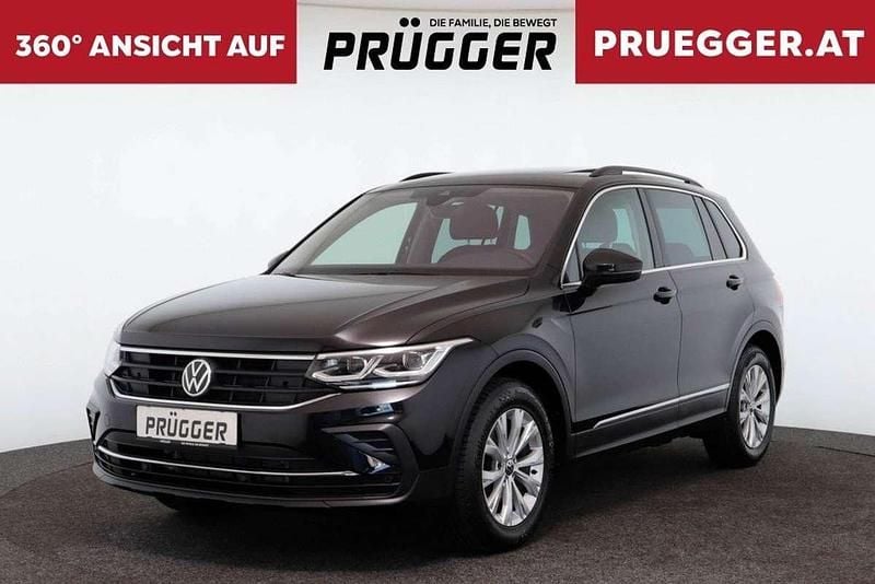 Gebraucht VW Tiguan Life 122 PS (89 kW) 2021 Schwarz SUV