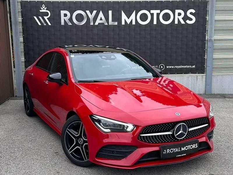 Rot Gebraucht 2019 Mercedes CLA180 AMG Limousine | € 29.990 (Etwas zu teuer) - Bild 1/4