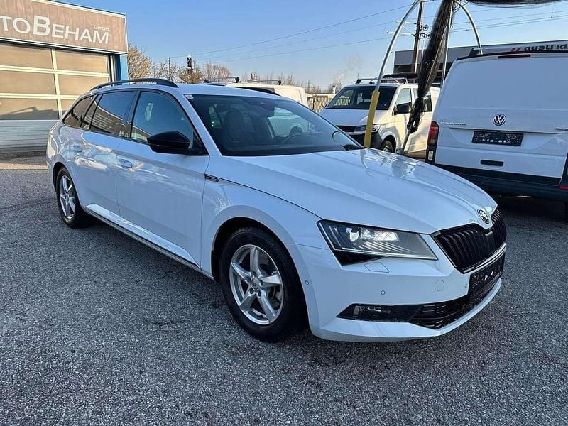 Gebraucht Skoda Superb SportLine 150 PS (110 kW) 2018 Weiß Kombi