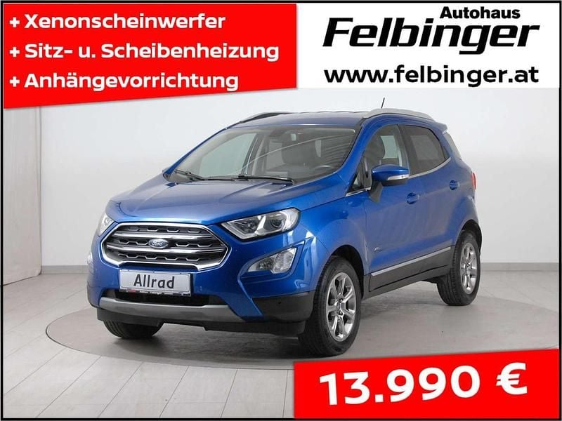 Blau Gebraucht 2019 Ford Ecosport Titanium SUV | € 13.990 (Fairer Preis) - Bild 1/4