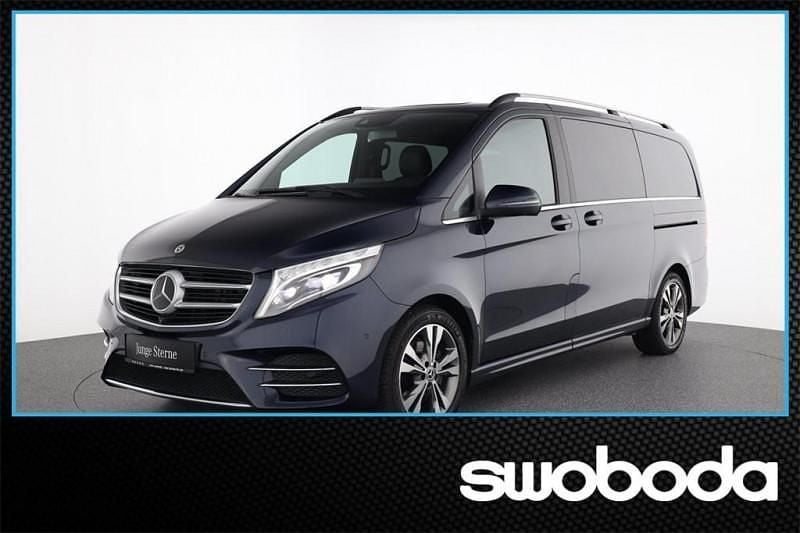Cavansitblau Gebraucht 2018 Mercedes V250 AMG line Van / Kleinbus | € 52.990 (Fairer Preis) - Bild 1/4