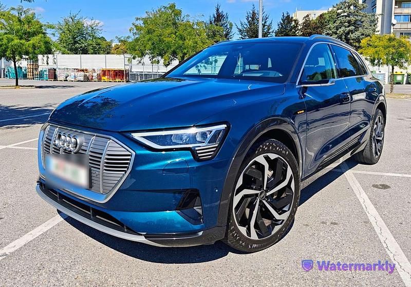 Blau Gebraucht 2021 Audi e-tron Advanced SUV | € 33.500 (Guter Preis) - Bild 1/4