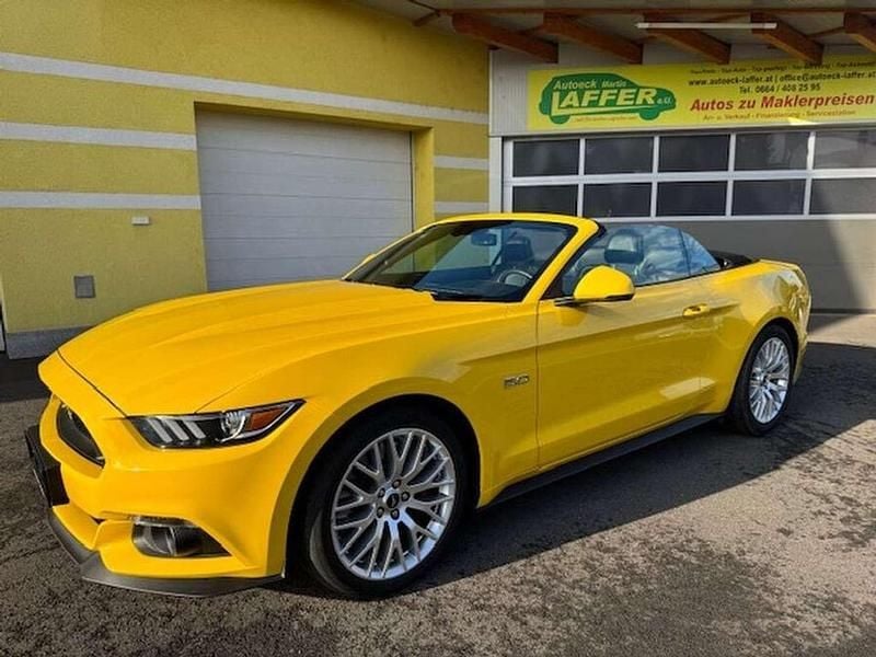 Gelb Gebraucht 2017 Ford Mustang GT Convertible Cabrio | € 48.999 (Fairer Preis) - Bild 1/4