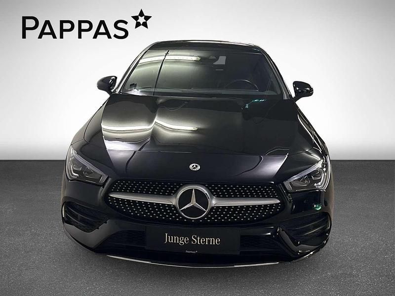 Gebraucht Mercedes CLA200 AMG line 150 PS (110 kW) 2021 Nachtschwarz Coupé