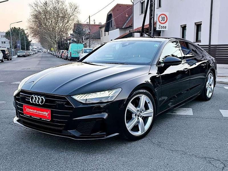 Schwarz Gebraucht 2018 Audi A7 Sportback S-Line Kleinwagen | € 35.800 (Fairer Preis) - Bild 1/4
