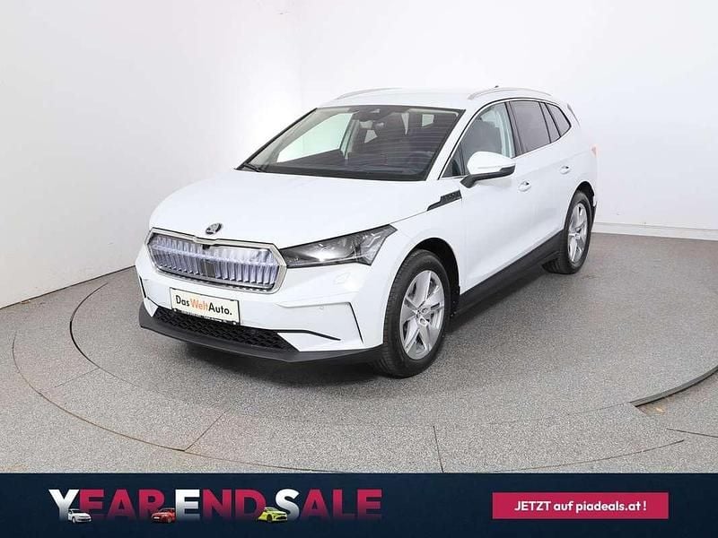 Weiß Gebraucht 2025 Skoda Enyaq iV SUV | € 46.950 - Bild 1/4