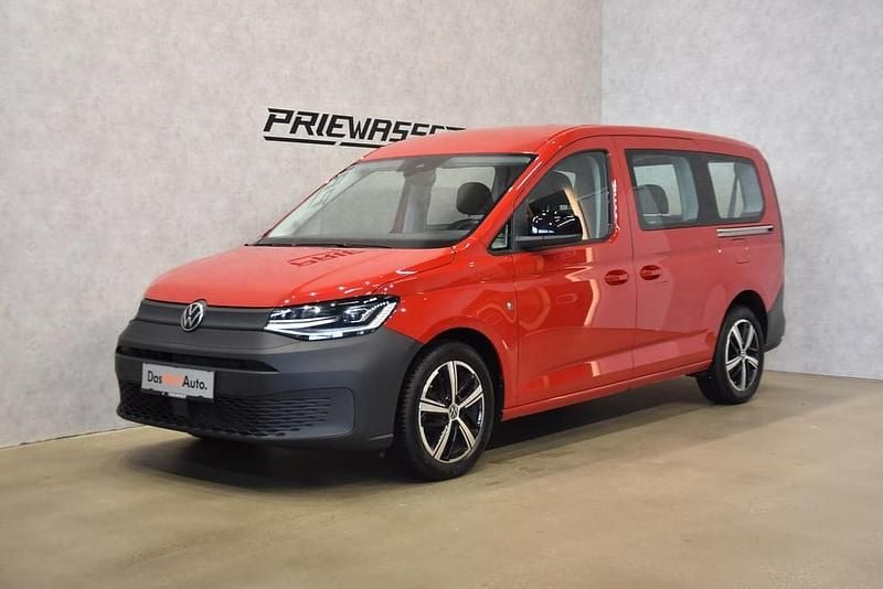 Mittelrot normal Gebraucht 2021 VW Caddy Maxi Van / Kleinbus | € 28.970 (Teuer) - Bild 1/4