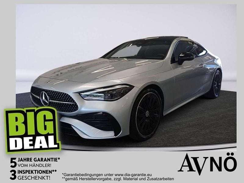 Silber Gebraucht 2024 Mercedes CLE220 AMG line Coupé | € 58.550 (Superpreis) - Bild 1/4