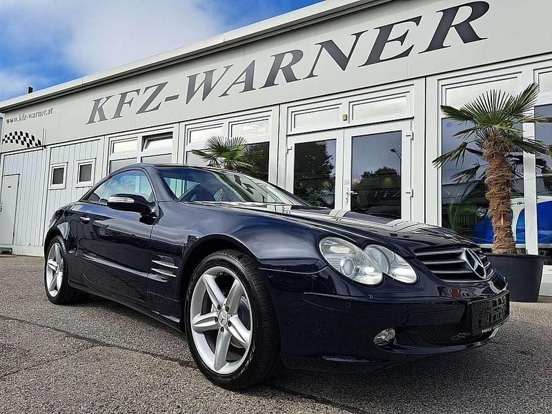 Blau Gebraucht 2005 Mercedes SL350 Cabrio | € 22.777 (Fairer Preis) - Bild 1/4