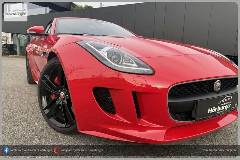 Rot Gebraucht 2016 Jaguar F-Type R-Dynamic Cabrio | € 54.500 - Bild 1/4