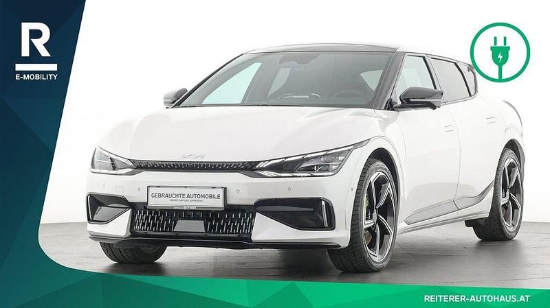 Weiß (snow white pearl) Gebraucht 2023 Kia EV6 GT SUV | € 42.490 (Fairer Preis) - Bild 1/1